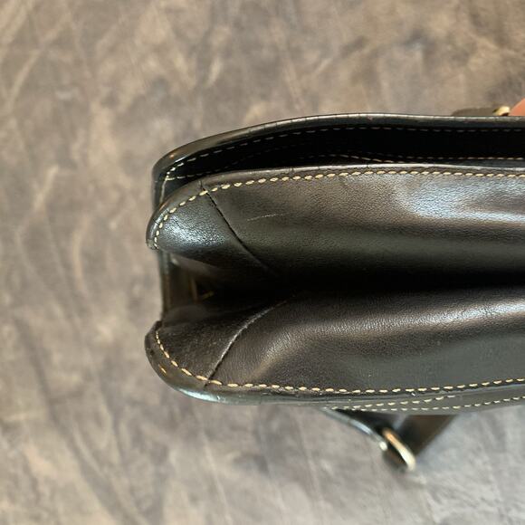 Coach 9741 Black Leather Soho Shoulder Bag, Handbag with Flap & Snap Closure - Picture 10 of 16